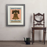 250th Anniversary USA: Liberty Bell - Art Print, 18x24 / Deluxe / Gray