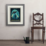 20,000 Leagues Under the Sea: Jules Verne - Art Print, 18x24 / Deluxe / Gray
