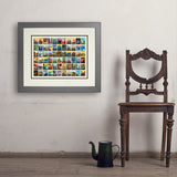 63 Image National Park Print (Horizontal) - Art Print, 18x24 / Deluxe / Gray