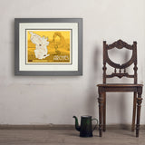 Map of Arches National Park - Art Print, 18x24 / Deluxe / Gray