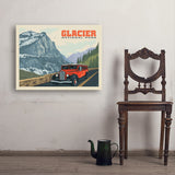 Glacier National Park: Going To The Sun Road (Horizontal) - Art Print, 24x32