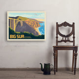 Big Sur, California: Bixby Bridge - Art Print, 24x32