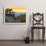 Great Smoky Mountains Horizontal Print - Art Print, 24x32