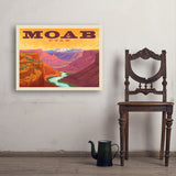 Moab, Utah: Canyon View - Art Print, 24x32