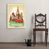 Russia: Moscow - Art Print, 24x32
