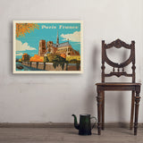 France: Paris, Notre Dame, Horizontal - Art Print, 24x32