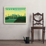 Nashville Skyline: Horizontal - Art Print, 24x32