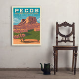 Pecos National Historical Park, NM - Art Print, 24x32