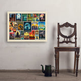Literary Classics Collage (Horizontal) - Art Print, 24x32