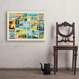 Coastal Collection Collage (Horizontal) - Art Print, 24x32