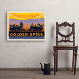 Golden Spike - Art Print, 24x32