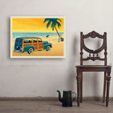 Woody On The Beach - Art Print, 24x32