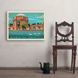 San Francisco: Palace of Fine Arts - Art Print, 24x32