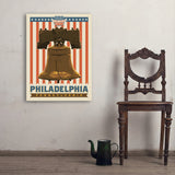 250th Anniversary USA: Liberty Bell - Art Print, 24x32