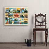 Canada: Picture Perfect Collage (Horizontal) - Art Print, 24x32