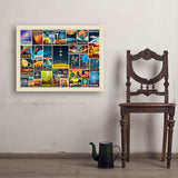 Space Travel Collage (Horizontal) - Art Print, 24x32