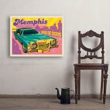 Memphis, TN: City Of Soul (Horizontal) - Art Print, 24x32