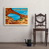 Natural Bridges National Monument, UT - Art Print, 24x32