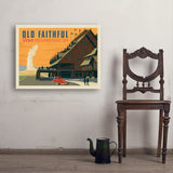 Yellowstone National Park: Old Faithful Inn - Art Print, 24x32