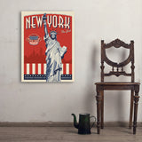 250th Anniversary USA: Lady Liberty - Art Print, 24x32