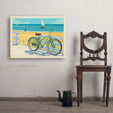 Beach Cruiser Bike - Art Print, 24x32