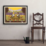 Oktoberfest - Art Print, 24x32 / Simple / Black