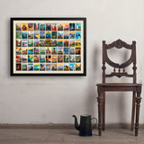 63 Image National Park Print (Horizontal) - Art Print, 24x32 / Simple / Black