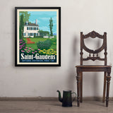 saint--gaudens-national-historical-park-nh - 24x32 / Simple / Black / Env