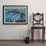 Washington, DC: Museum of Natural History - Art Print, 24x32 / Simple / Black