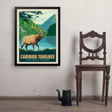 Caribou-Targhee National Forest - Art Print, 24x32 / Simple / Black