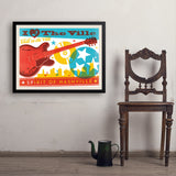 Chill in the Ville (Horizontal) - Art Print, 24x32 / Simple / Black
