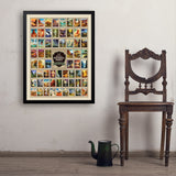 63 Image National Park Print: by Arden von Haeger - Art Print, 24x32 / Simple / Black