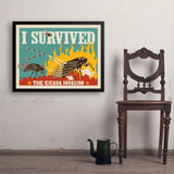Cicada Invasion: I Survived (Horizontal) - Art Print, 24x32 / Simple / Black