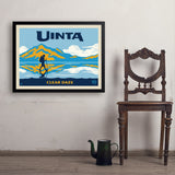 Salt Flat (Pub Poster) - Art Print, 24x32 / Simple / Black