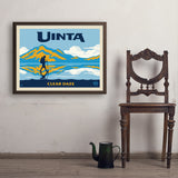 Salt Flat (Pub Poster) - Art Print, 24x32 / Simple / Brown