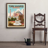 Turkish Coffee - Art Print, 24x32 / Simple / Brown