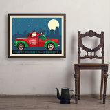 Nashville Or Bust - Art Print, 24x32 / Simple / Brown