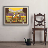 Oktoberfest - Art Print, 24x32 / Simple / Gray