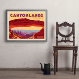 Canyonlands:  Mesa Arch - Art Print, 24x32 / Simple / Gray
