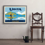 Salt Flat (Pub Poster) - Art Print, 24x32 / Simple / Gray