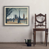 England: London, Horizontal - Art Print, 24x32 / Simple / Gray