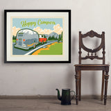 Detour: Hoppy Camper - Art Print, 24x32 / Standard / Black