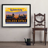 Golden Spike (Pub Poster) - Art Print, 24x32 / Standard / Black