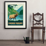 Caribou-Targhee National Forest - Art Print, 24x32 / Standard / Black