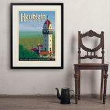 Heublein Tower - Art Print, 24x32 / Standard / Black