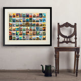 63 Image National Park Print (Horizontal) - Art Print, 24x32 / Standard / Black