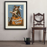 Witches' Brew Coffee Co. (Pumpkin Spice Blend) - Art Print, 24x32 / Standard / Black