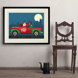 Nashville Or Bust - Art Print, 24x32 / Standard / Black