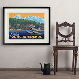 Alaska: Sitka - Art Print, 24x32 / Standard / Black