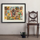Coffee Collage (Horizontal) - Art Print, 24x32 / Standard / Black